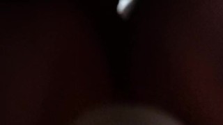 BBW cutie fucks ass with dildo