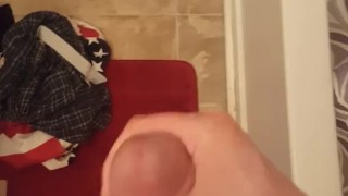 Jerk off before shower
