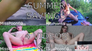 4 VIDEOS JUST $20
