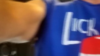 Justa9er is Freeballing & Wearing a 9 Inch Thong Pouch