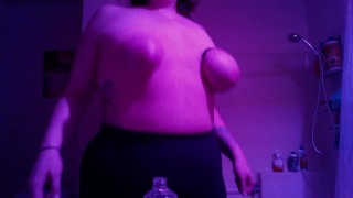 Softcore BDSM Breast Stimulation