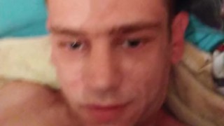 Cumming in own mouth