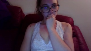 Playing With My Titties While My Roommate's Boyfriend Leaves The Room