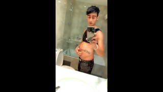 Fuck , I´m pregnant with my step brother - twink big belly fetish fantasy