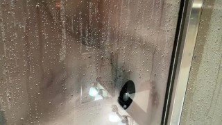 Sliding 7 inch dildo into my ass and riding it until I cum