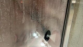 Sliding 7 inch dildo into my ass and riding it until I cum