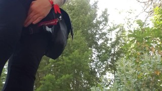Goth Cyberpunk Giantess Crushes you in the forest at a music festival,