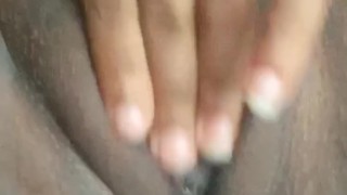 Playing with pussy