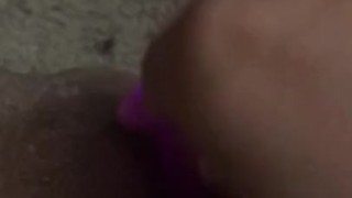 Making myself squirt with my little pink toy
