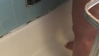 Shower with shaving