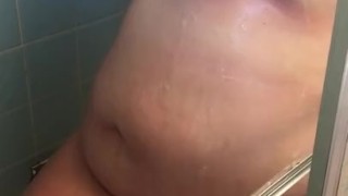 Shower with shaving