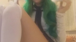 just returned from school and has to start her vaginal therapy