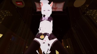 Teen Student Cat Girl Pink Panties Gives Lap Dance in Private Hotel (POV)