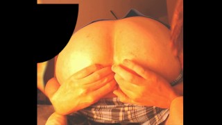 Fingering my tight juicy butthole