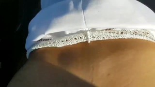 Gorgeous Blonde sex car- Public sex with a stranger