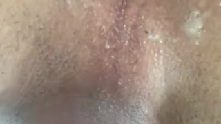 Twink banana anal play closeup