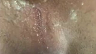 Twink banana anal play closeup