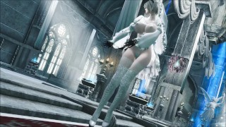 skyrim nier 2b sexy mmd dance addiction