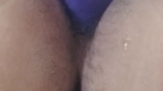 Cumming on my new dildo