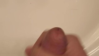 Quickie Cumshot In Sink