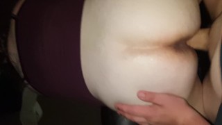 Ass fingering doggy style