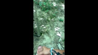 Big forest cumshot