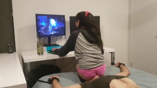 Girlfriend Facesitting With Surprise Fart