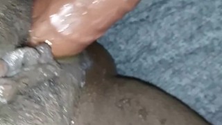 creamy explosive orgasm with golden rinse finish