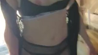 MILF redhead Humiliating herself whipping and rough