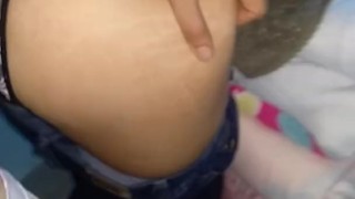Quick fuck with clothes in her house.