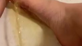18 year old pissing on my feet