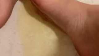 18 year old pissing on my feet