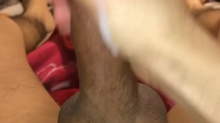 Big dick masturbation