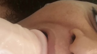 Latina Shower BlowJob