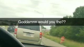 Driving with my cock rock hard!