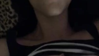 Sexy cupcake fingers her wet pussy