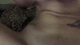 KinkyCupcake fingers her wet pussy