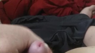 Small cock jerk off and cum