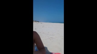 My wife on the beach Part 2
