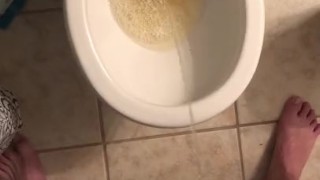 Peeing With A Boner