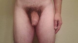 Uncut Big Dick Erection, No Hands
