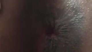 Close up of beautiful ebony ass