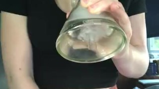 Smoking - UPSKIRT view and cleavage