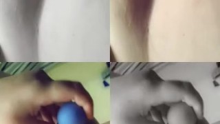 Pussy pleasure with both ends