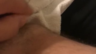 Pounding my tight ass with my favorite dildo