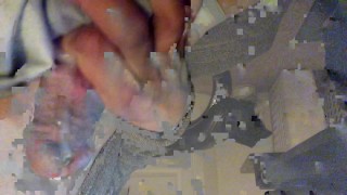 longer version of me jerking my load all over me