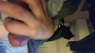 longer version of me jerking my load all over me