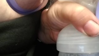 Pumping these milk full tits