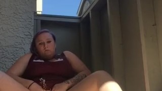 Public pissing fountain