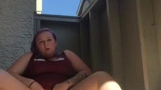 Public pissing fountain